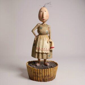 August Moon I Need Chocolate Now Bobble Figurine Vintage 2005 Dan DiPaolo 5.5"